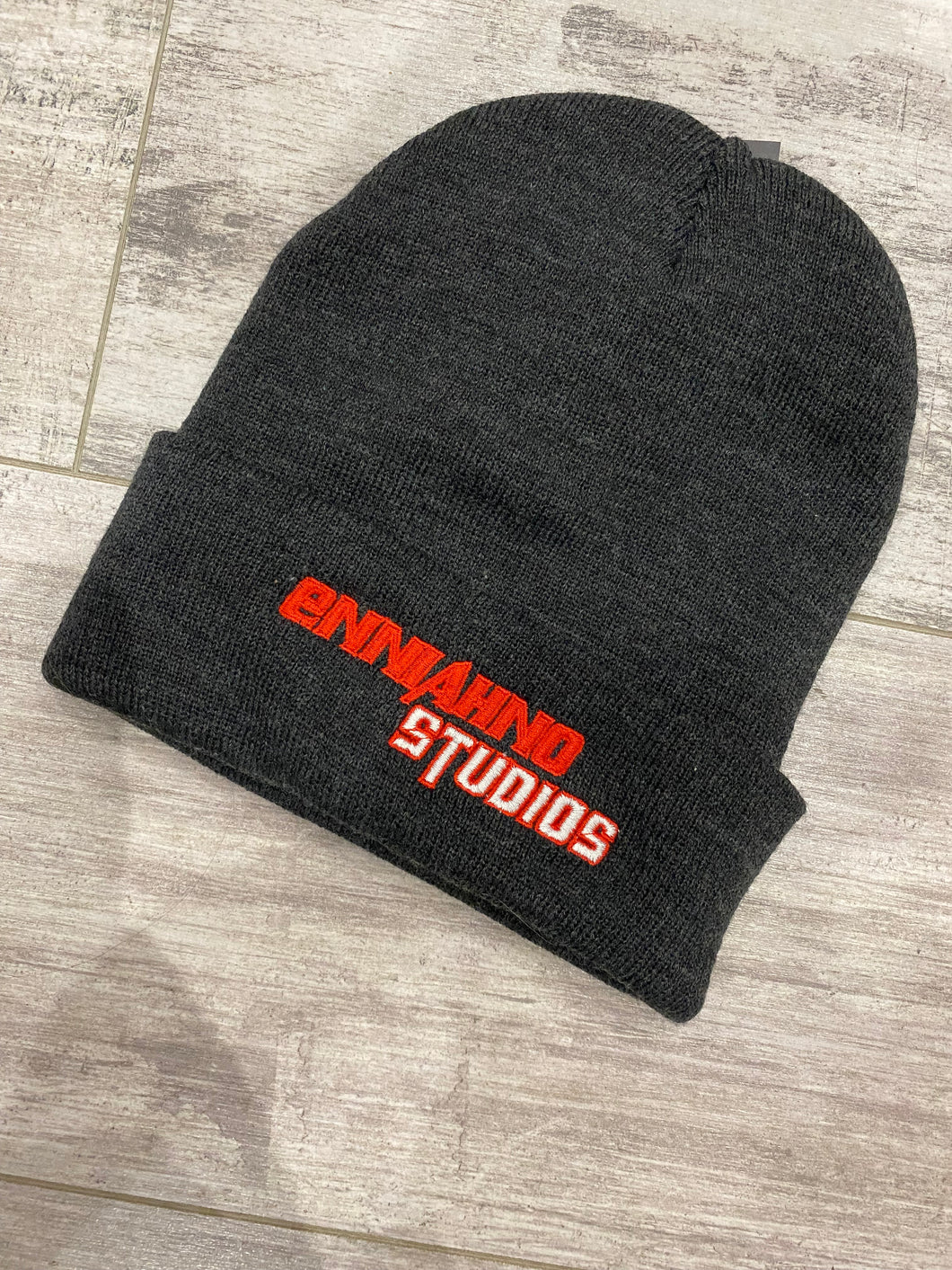 Studios Charcoal/Red Beanie