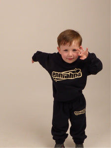 Space Kids Black Joggers