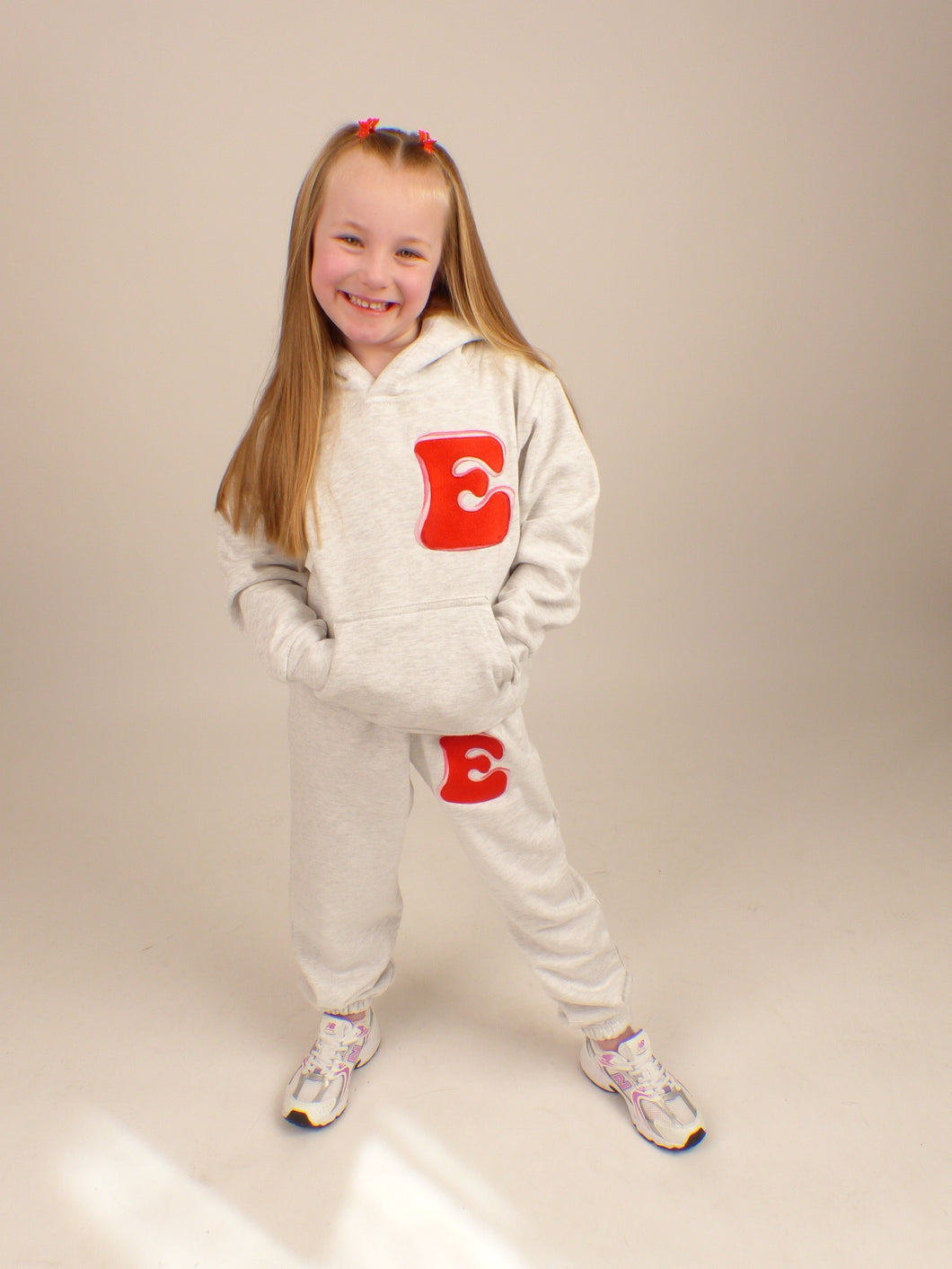 Red E Kids Grey Hoodie