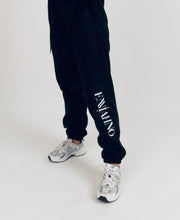 Load image into Gallery viewer, Enniahno Logo White/Black Joggers
