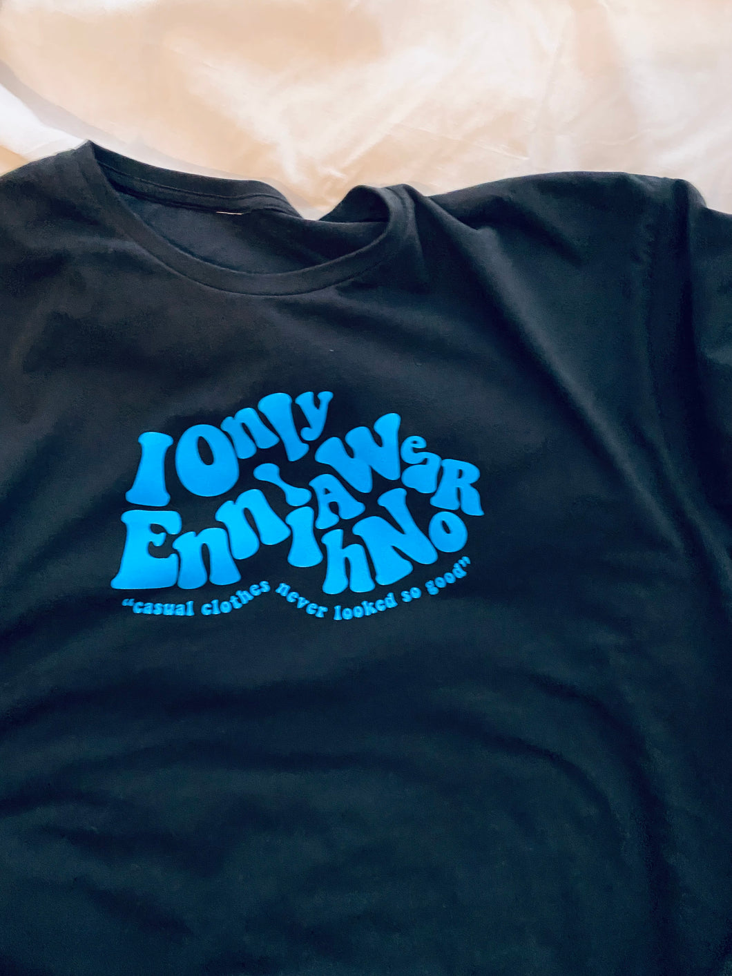 Only Wear Enniahno Black/Blue T Shirt